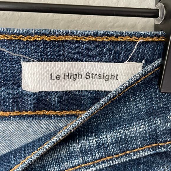 FRAME Le High Straight Step Hem Jeans - Picture 10 of 13